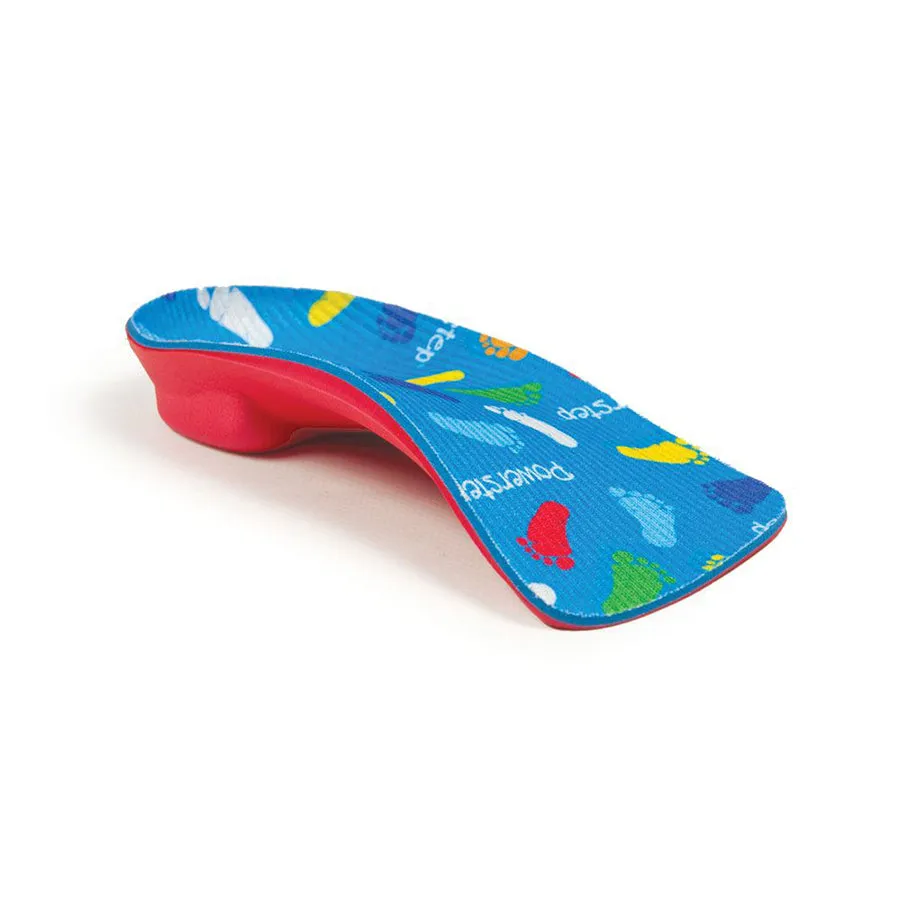 Powerstep PowerKids - Arch Supporting 3/4 Orthotic, Toddler 11.5 - 12.5