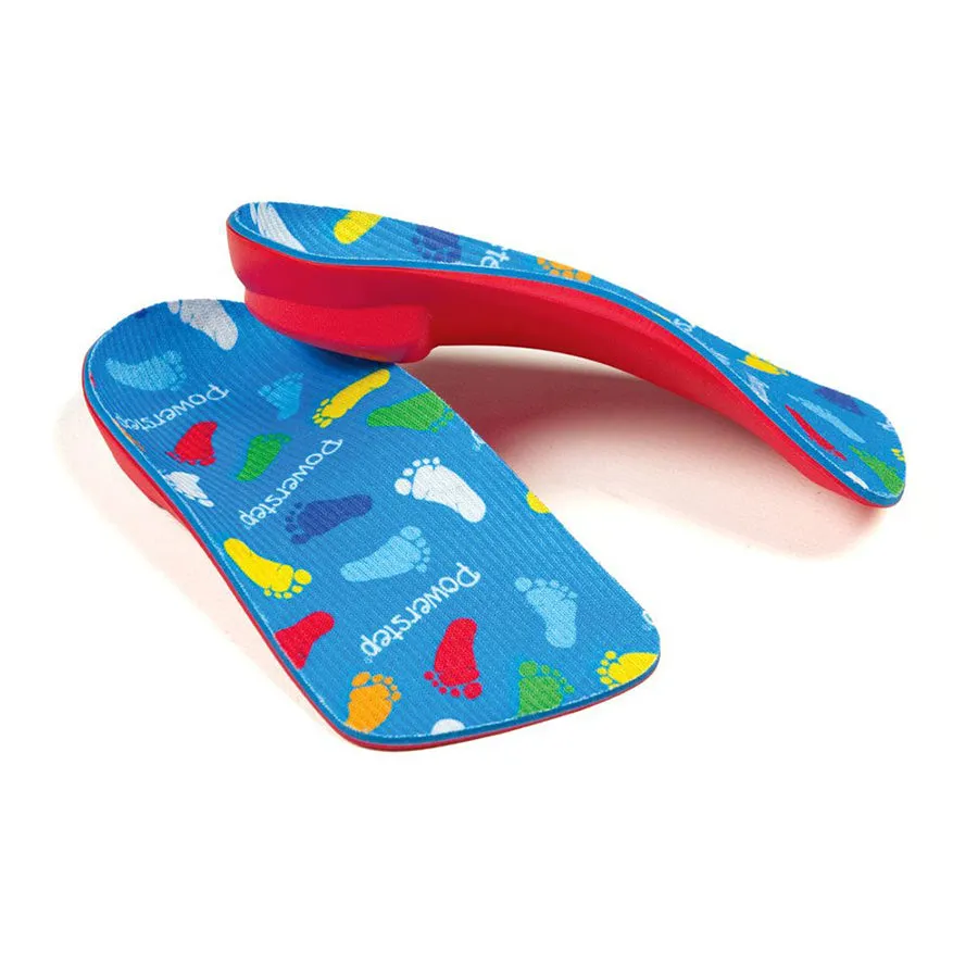 Powerstep PowerKids - Arch Supporting 3/4 Orthotic, Toddler 11.5 - 12.5