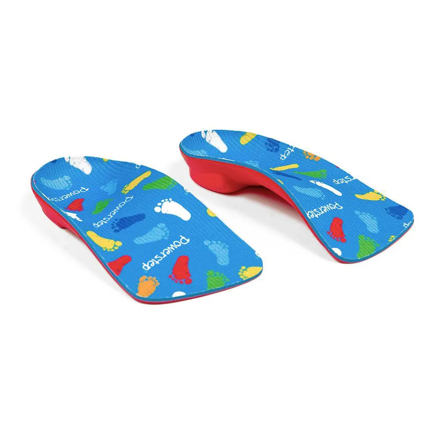 Powerstep PowerKids - Arch Supporting 3/4 Orthotic, Toddler 11.5 - 12.5