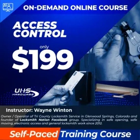 Recorded On-Demand Training - Advanced Access Control Training