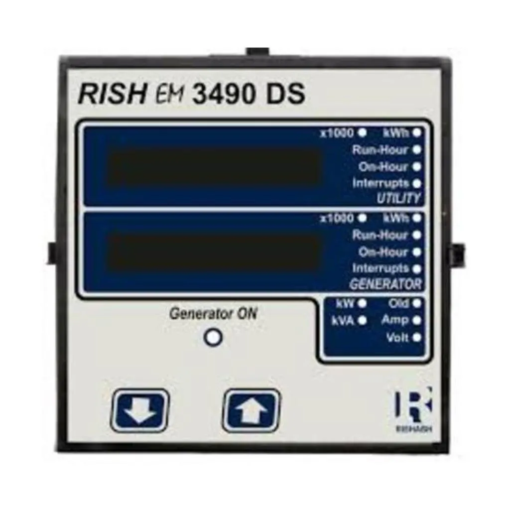 Rishabh AC Dual Source Energy Meter EM 3490 DS