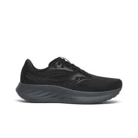 Saucony Men's Ride 18 (Wide Width) - Black/Shadow