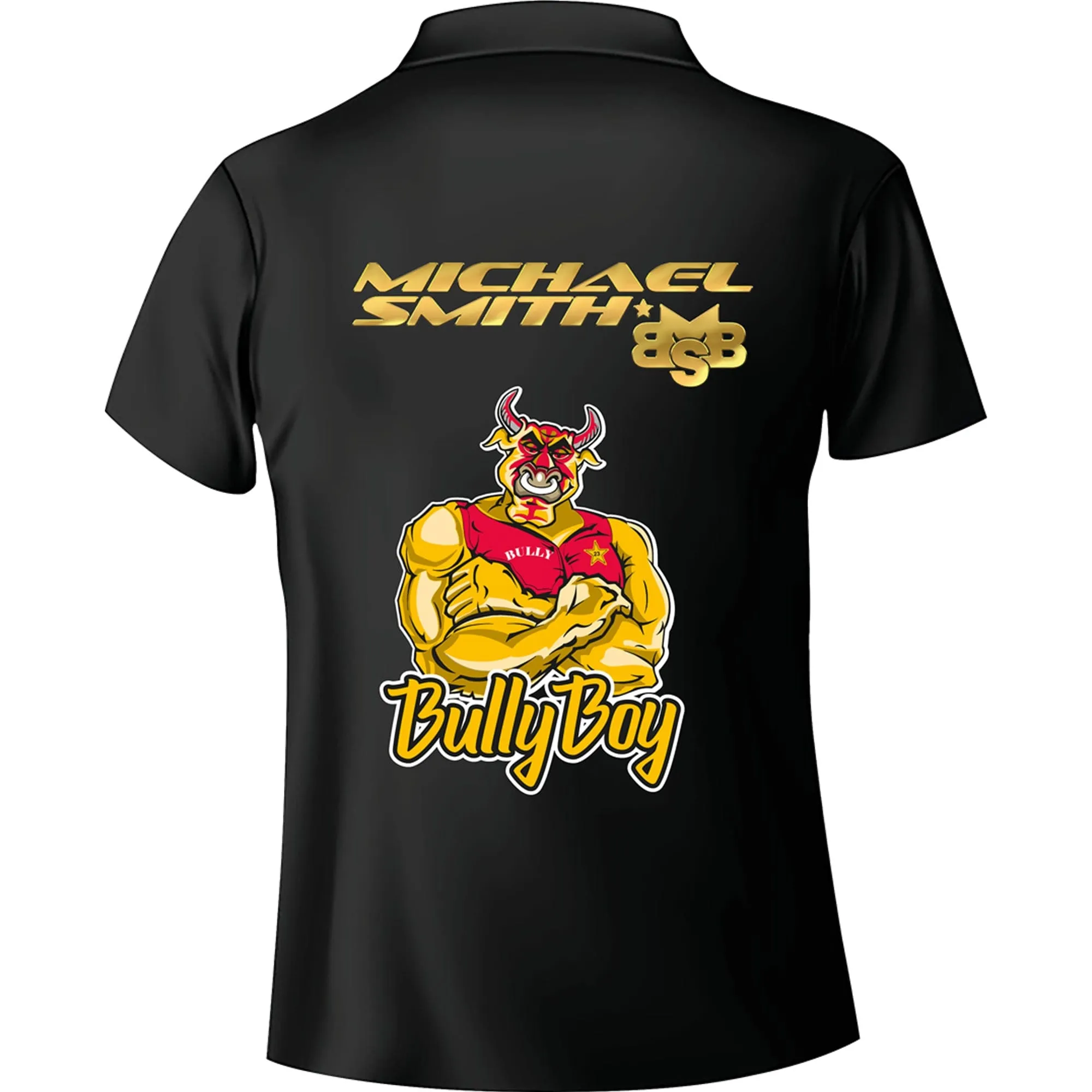 Shot Michael Smith Dart Shirt - Training Kit - Bully Boy - White Strip