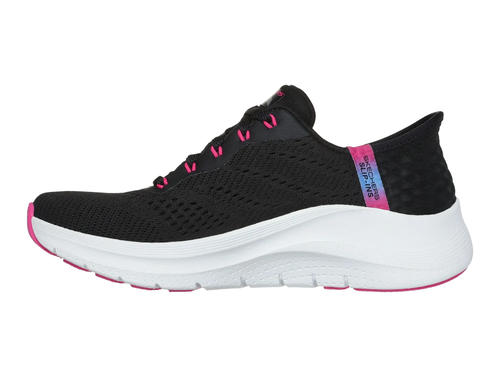 Skechers 150066 Slip-ins: Arch Fit 2.0 - Easy Chic - Black Hot Pink