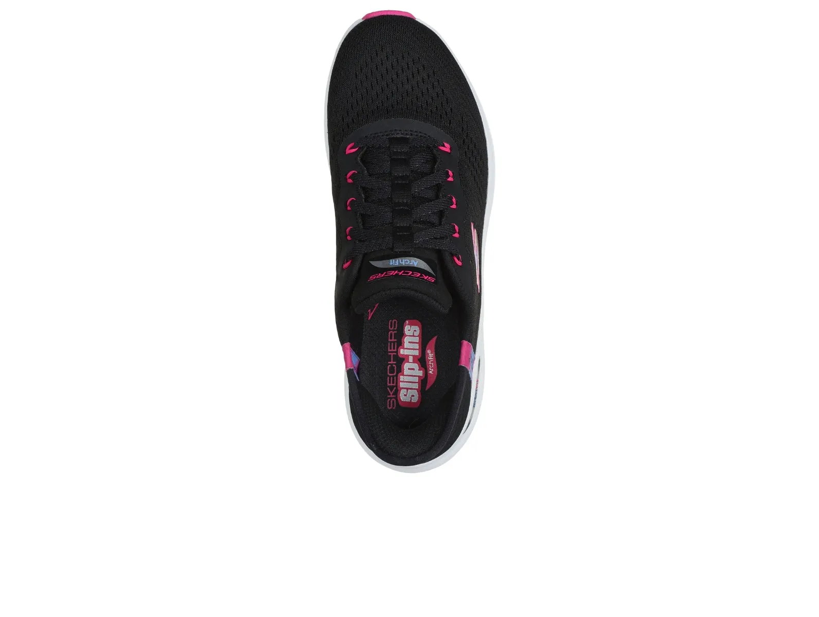 Skechers 150066 Slip-ins: Arch Fit 2.0 - Easy Chic - Black Hot Pink