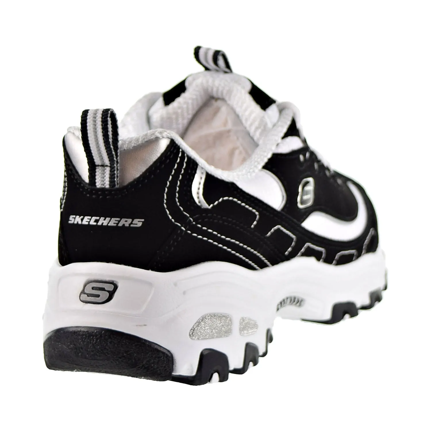 Skechers D'Lites Biggest Fan Memory Foam Women's Sneakers Black/White