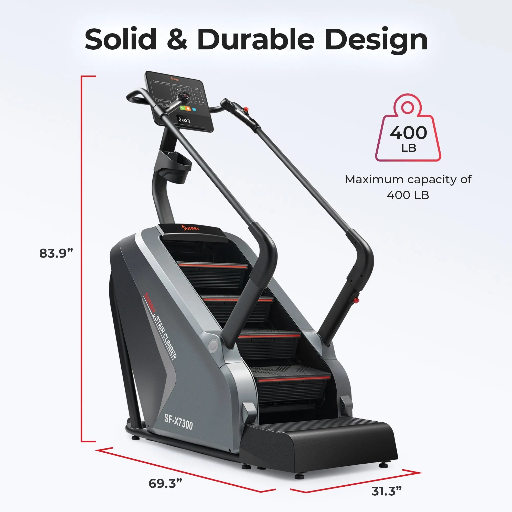 Sunny Health & Fitness Premium Stepper Stair Climber - SF-X7300