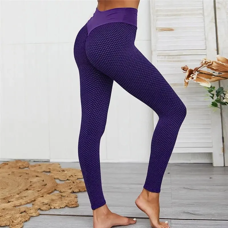 SVOKOR Dot Women Leggings High Waist Fitness Legging Push Up Ladies Seamless Workout Pants Female Leggins Mujer Polyester Casual