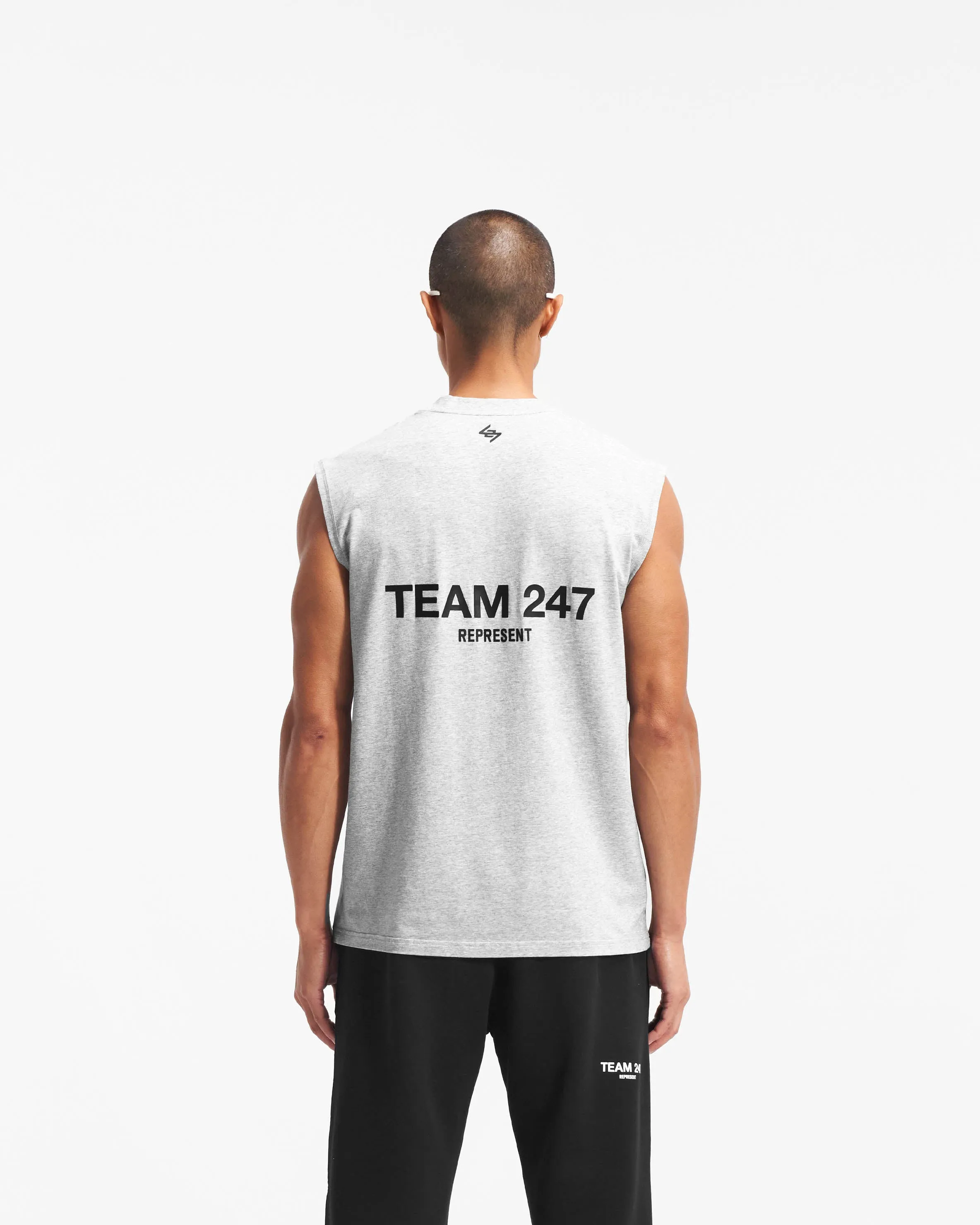 Team 247 Oversized Tank - Ash Grey