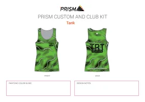 TRT Women's Running Tank - Green Lightning