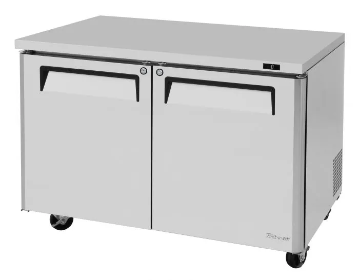 Turbo Air - MUF-48-N, 2 Solid Doors Undercounter Freezer