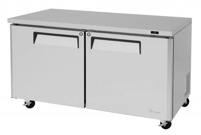 Turbo Air - MUF-60-N, 2 Solid Doors Undercounter Freezer