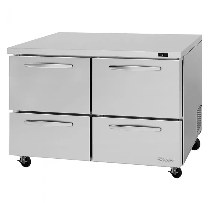 Turbo Air - PUR-48-D4-N, 4 Drawers Undercounter Refrigerator