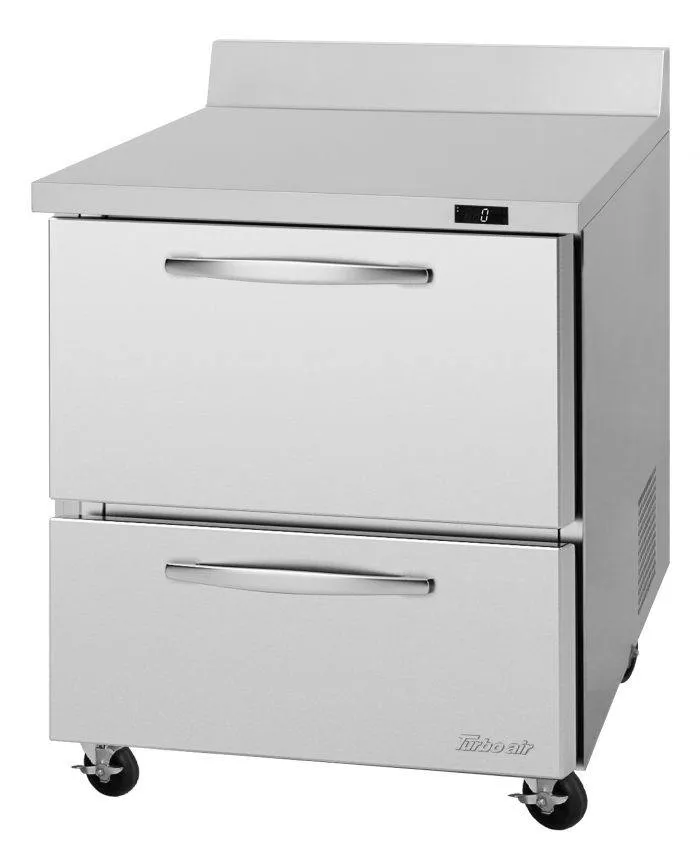 Turbo Air - PWF-28-D2-N, 2 Drawers Worktop Freezer