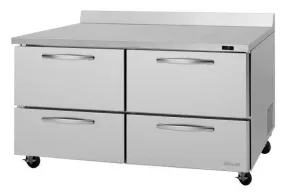 Turbo Air - PWF-60-D4-N, 4 Drawers Worktop Freezer