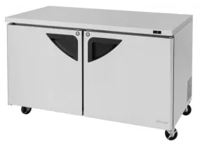 Turbo Air - TUF-60SD-N, 2 Solid Doors Undercounter Freezer