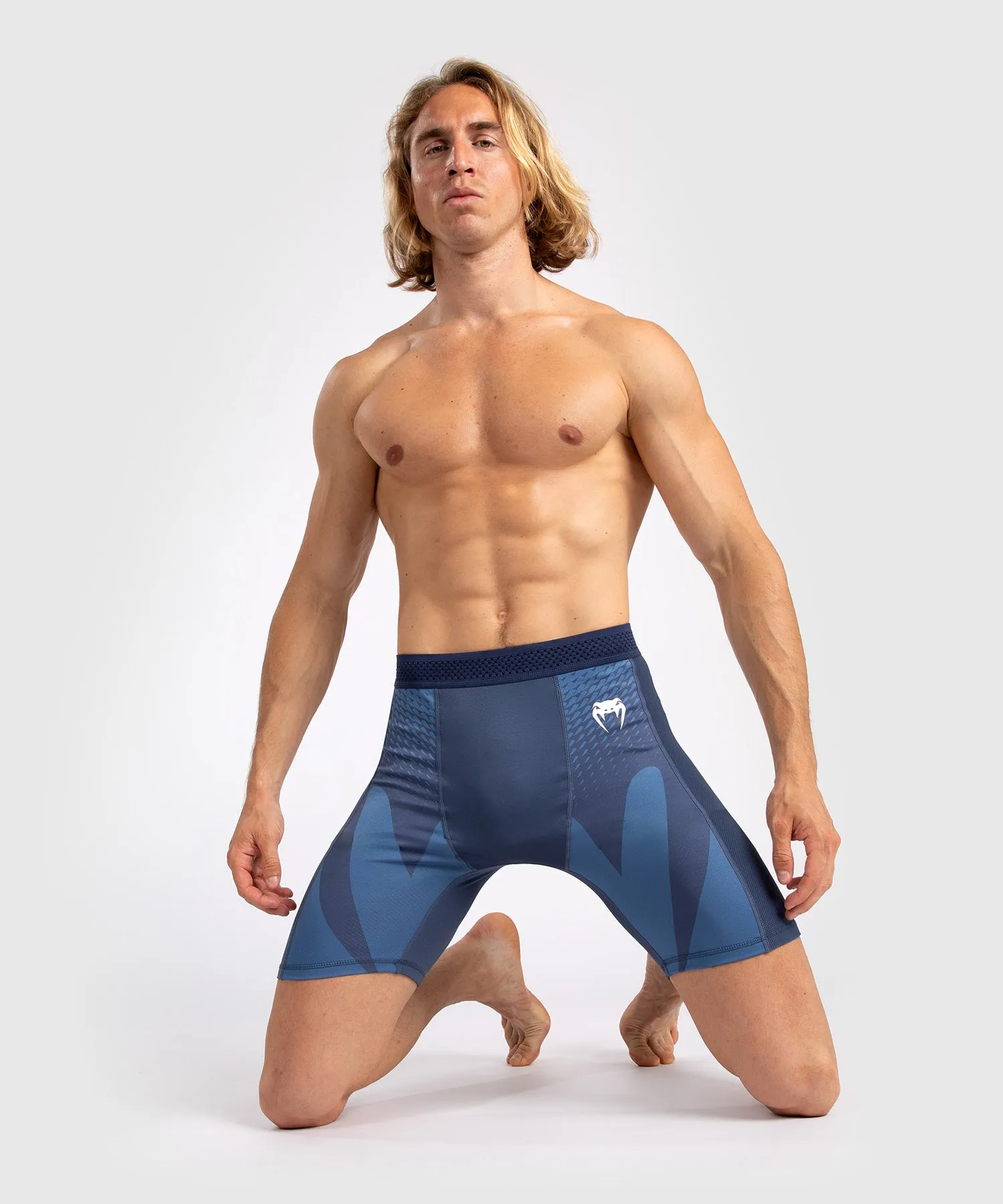 Venum Attack Men's Vale Tudo Short - Navy Blue