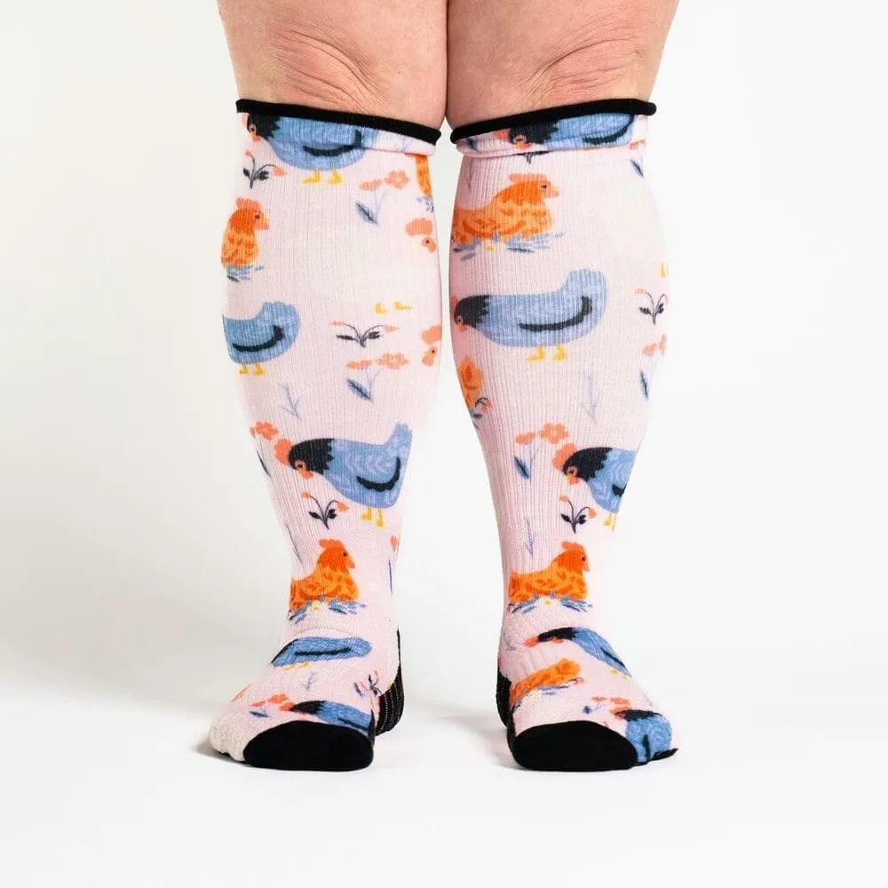 What The Cluck Diabetic Compression Socks