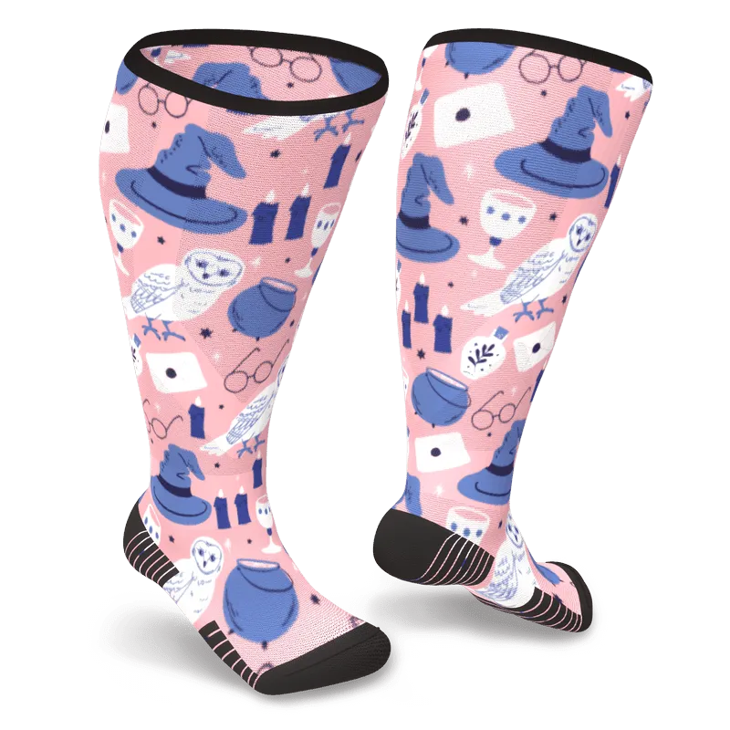 Wine & Witches Diabetic Compression Socks