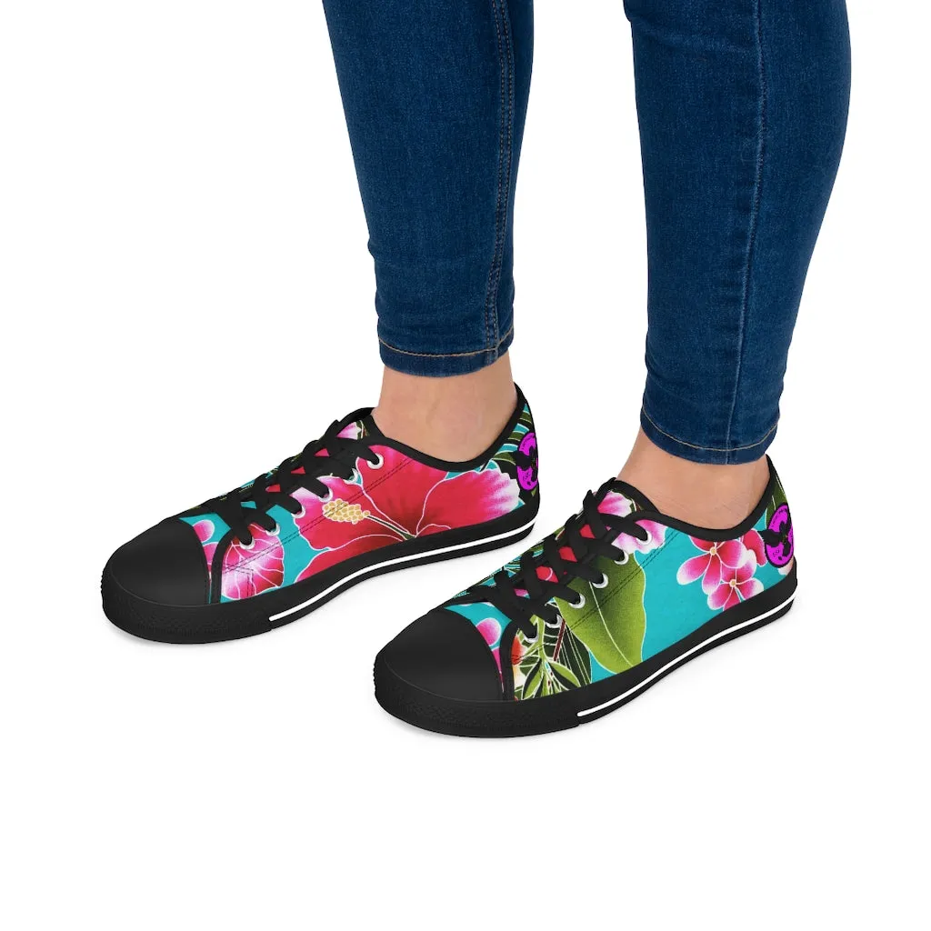 Women's Crowgodshi Flower Garden Low Top Sneakers