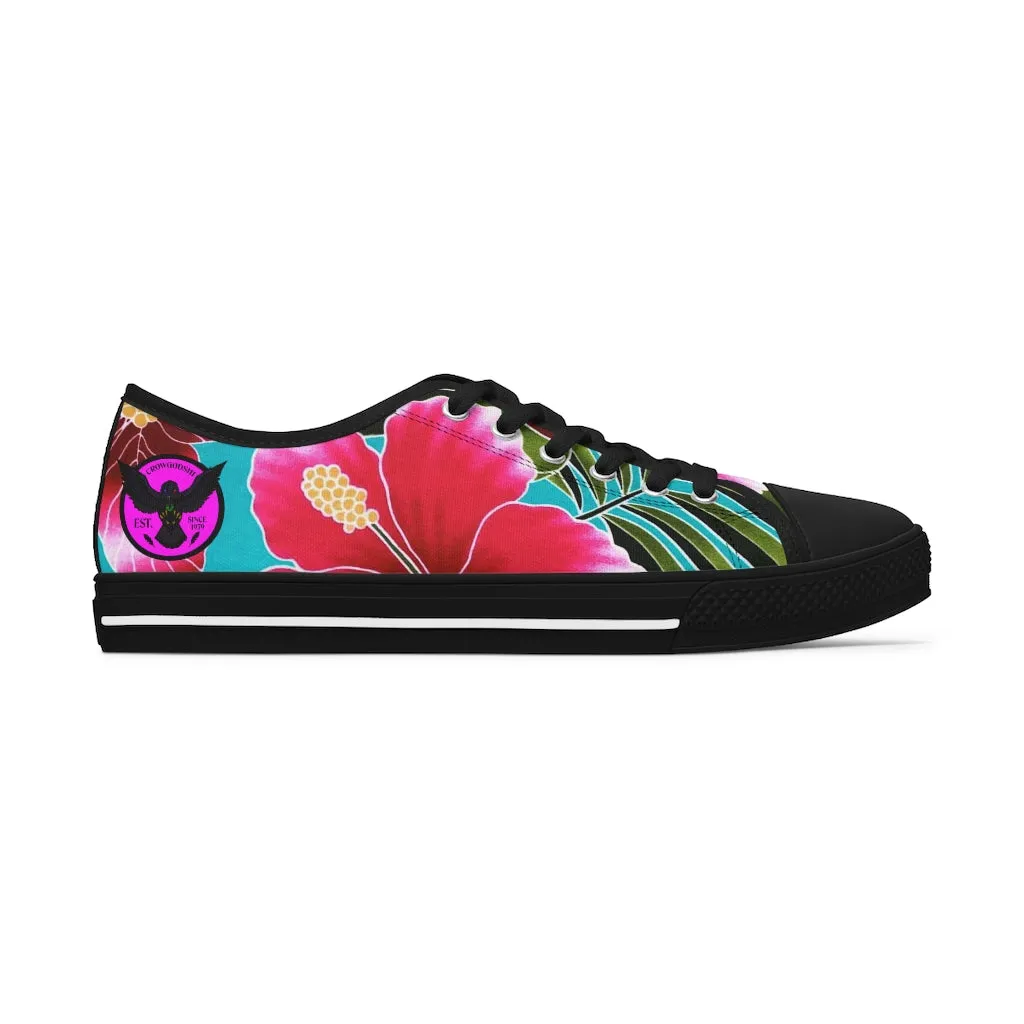 Women's Crowgodshi Flower Garden Low Top Sneakers