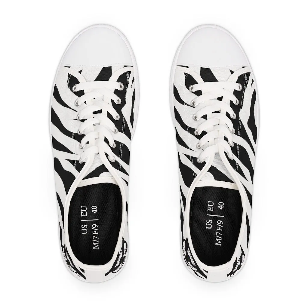 Women's Crowgodshi White Tiger Low Top Sneakers