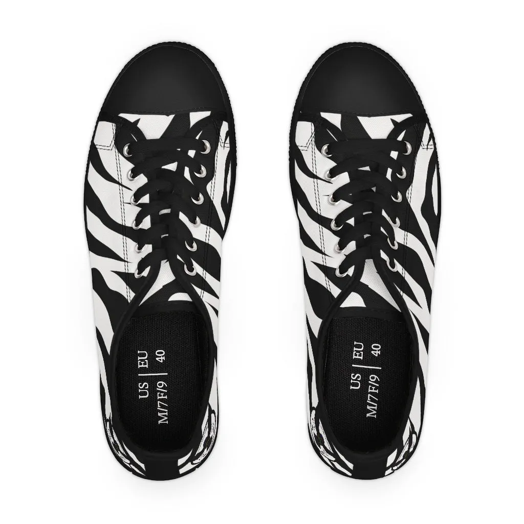 Women's Crowgodshi White Tiger Low Top Sneakers