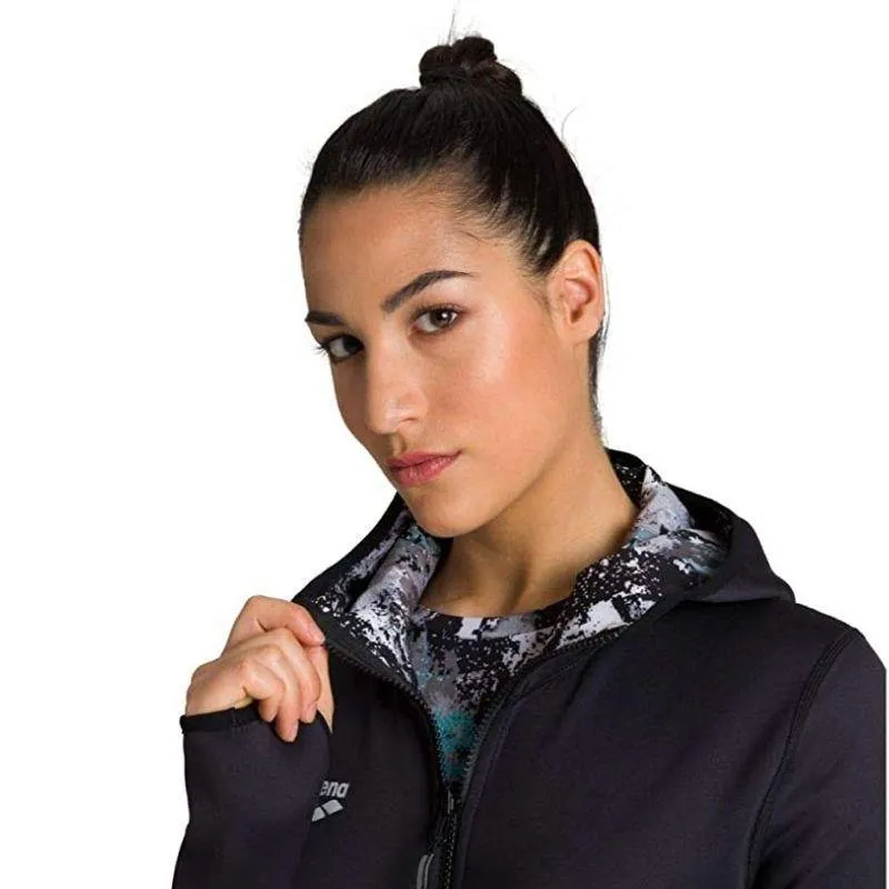 WOMEN'S HOODED SPACER REVERSIBLE FULL ZIP JACKET