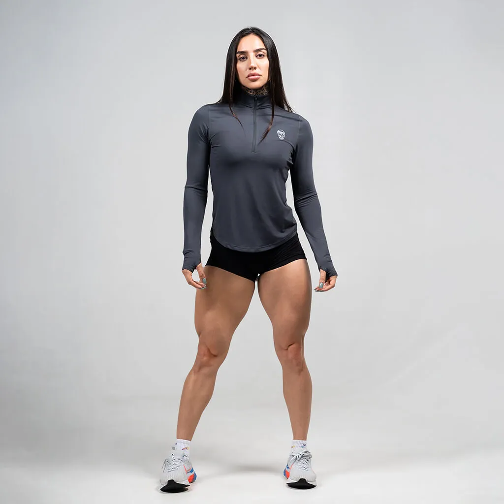 Women's Performance Quarter Zip - Obsidian