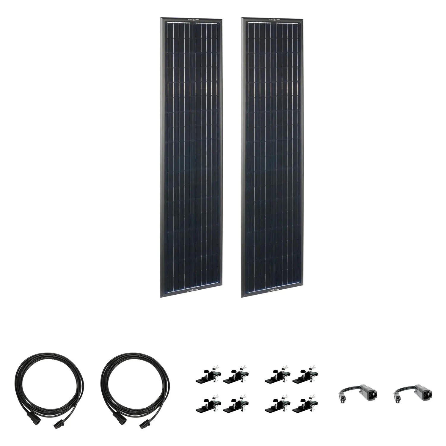 Zamp Solar OBSIDIAN® SERIES 180-Watt Long Solar Panel Kit (2 x 90)