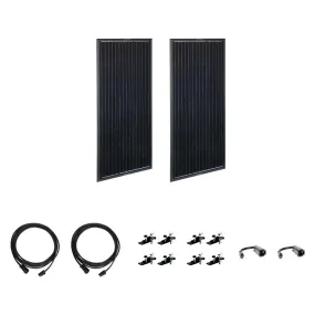 Zamp Solar OBSIDIAN® SERIES 200-Watt Solar Panel Kit (2x100)