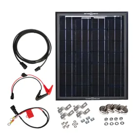 Zamp Solar OBSIDIAN® SERIES 25-Watt Trickle Charge Solar Panel Kit (Magnetic Mounts)