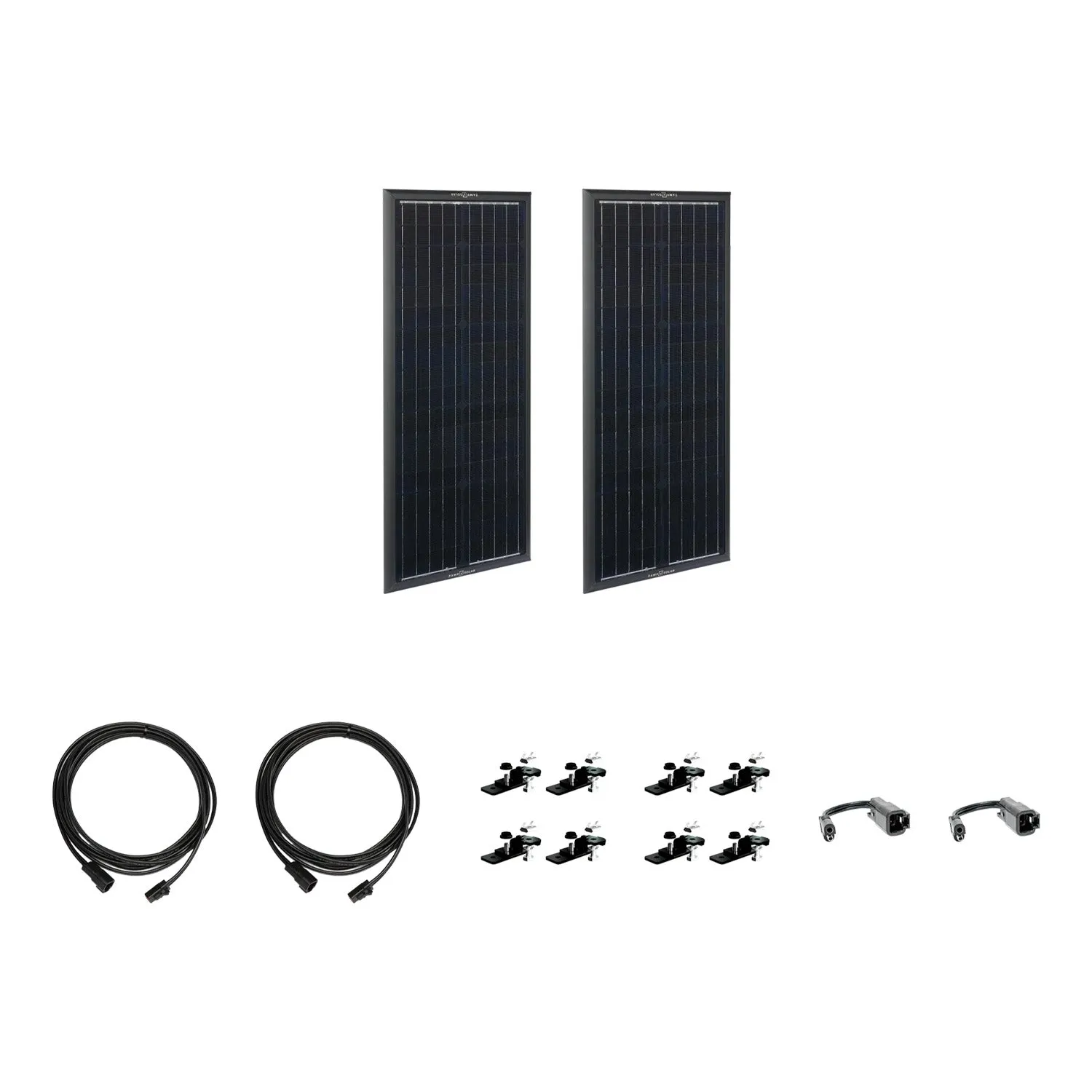 Zamp Solar OBSIDIAN® SERIES 90-Watt Solar Panel Kit (2x45)